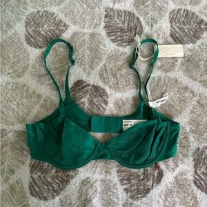 NWT Aerie - Smoothez Balconette Unlined Mesh Bra in Tropicool Green